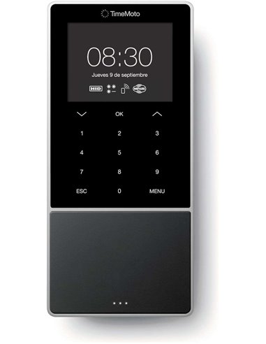 Timemoto TM-818 MC - Comprend Timemoto Cloud - Cumplimiento RGPD - Registro Jornada - Jusqu'à 2.000 Usuarios - Fichajes Jusqu'à 