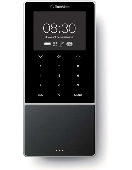 Timemoto TM-818 MC - Comprend Timemoto Cloud - Cumplimiento RGPD - Registro Jornada - Jusqu'à 2.000 Usuarios - Fichajes Jusqu'à 