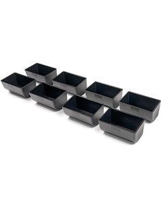 Safescan 4141CC Juego de 8 Tazas Pour Cajones - Organiza et Protege tus Billetes et Monedas - Compatible Avec Cajones Serie 4141