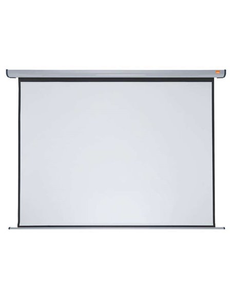 Nobo Écran de Proyeccion Electrica Pour Pared 2400 × 1800mm - Montaje en Pared - Control Remoto - Superficie Blanca Mate - Coule