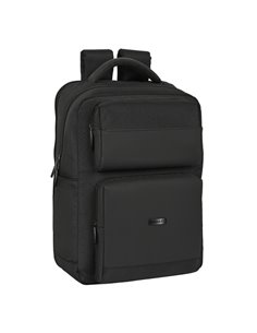Safta Sevilla FC Premium Sac à dos Pour Portable Jusqu'à 15.6" - Conector USB - Portabotellas - Tirador Double - Compatible Avec
