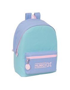 Safta Munich Mellow Sac à dos Pour Portable Jusqu'à 15.6" - Conector USB - Base Acolchada - Poche avant - Tirador Double - Hombr