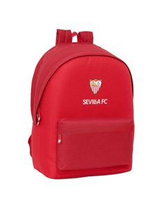 Safta Sevilla FC Sac à dos Pour Portable Jusqu'à 15.6" - Antirrobo - Conector USB - Base Acolchada - Poche avant - Tirador Doubl