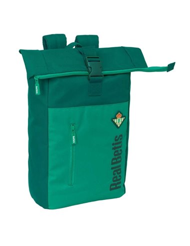 Safta Real Betis Balompie Sac à dos Pour Portable Jusqu'à 15.6" - Fermeture éclair - Intérieur Acolchado - Déperlant al Eau - Ho