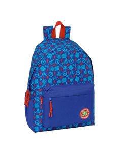 Safta Cars Sac à dos Pour Portable Jusqu'à 14.1" - Intérieur Acolchado - Poche avant - Poche Portabotellas - Tirador Double - Ho