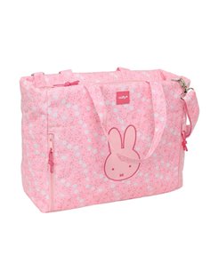 Safta Miffy Flores Maletin Pour Portable Jusqu'à 14.1" - Fermeture éclair - Poches Frontales - Hombrera Réglable - Asas de Mano 
