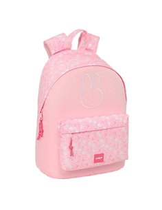 Safta Miffy Flores Sac à dos Pour Portable Jusqu'à 14.1" - Poche Pour Tablet - Tirador Double - Hombreras Ergonomicas - Espalda 