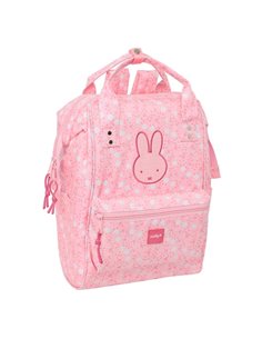 Safta Miffy Flores Sac à dos Pour Portable Jusqu'à 13" - Asas Superiores - Poche avant - Double Tirador en Fermeture éclair - Ho