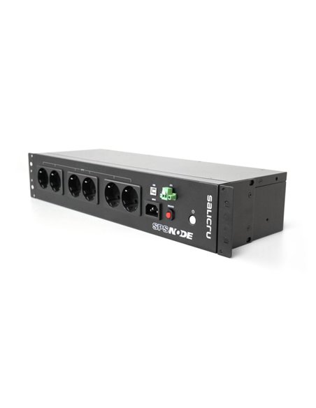 Salicru SPS 900 NODE SAI 900VA Off-line - Format Rack - 8 Sorties Schuko - Indicateur LED