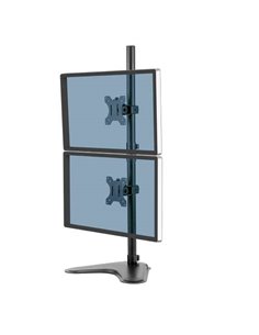 Fellowes Professional Series Support Avec Peana Pour Monitor Double en Vertical - Jusqu'à 32” et 16kg - Système de Gestion de Ca