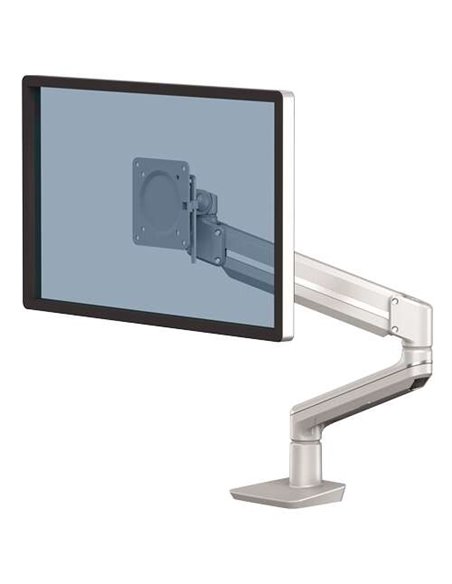 Fellowes Tallo Brazo Pour Monitor Individual - Jusqu'à 9kg - Réglable Avec Muelle de Gas - Couleur Argent