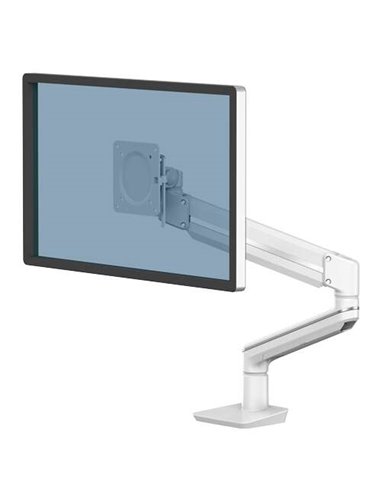 Fellowes Tallo Brazo Pour Monitor Individual - Jusqu'à 9kg - Réglable Avec Muelle de Gas - Couleur Blanc