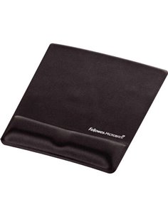Fellowes Tapis de souris Avec Reposamuñecas de Espuma Canal Ergonomique - Diseñador Pour Evitar Dolor de Muñeca - Couleur Noir