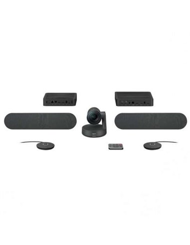 Logitech Rally Plus Kit de Videoconferencias Appareil photo PTZ Ultra HD 4K USB-C 3.0 - 2x Haut-parleur Avec Cancelacion de Eco 