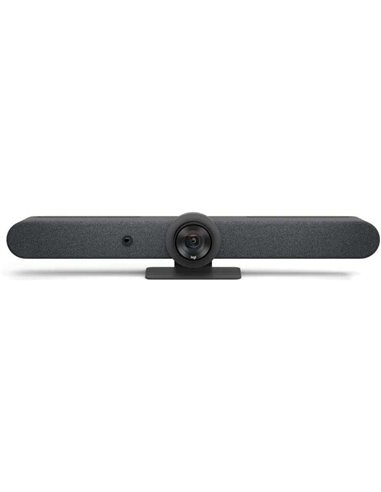 Logitech Rally Bar Système de Videoconferencias Ultra HD 4K PTZ WiFi - Todo en Un - Campo Visual 90º - USB-À, USB-C, HDMI, RJ45 