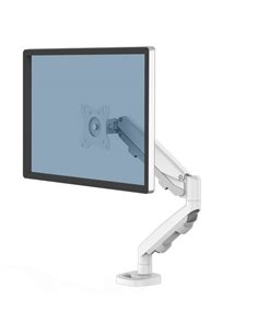 Fellowes Eppa Brazo Pour Monitor Individual - Jusqu'à 39" et 8kg - Ajuste Avec Muelle de Gas - Couleur Blanc