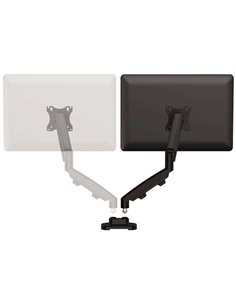 Fellowes Eppa Kit de Conversion Pour Monitor Double - Jusqu'à 39" et 8kg - Réglable Avec Muelle de Gas - Couleur Noir