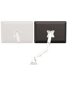 Fellowes Eppa Kit de Conversion Pour Monitor Double - Jusqu'à 39" et 8kg - Réglable Avec Muelle de Gas - Couleur Blanc