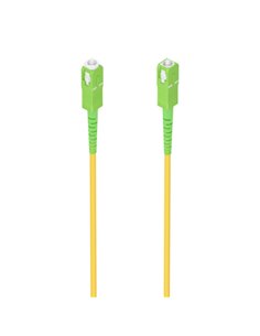 Aisens Câble Fibre Optica Latiguillo G657A2 3.0 9/125 SMF Simplex CPR Dca LSZH - SC/APC-SC/APC - 1M - Couleur Jaune