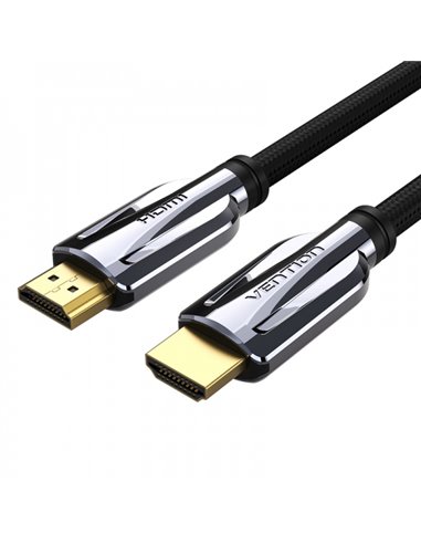 Vention Câble HDMI 2.1 Mâle à Mâle 8K - 1m - Chapado Oro - Couleur Noir