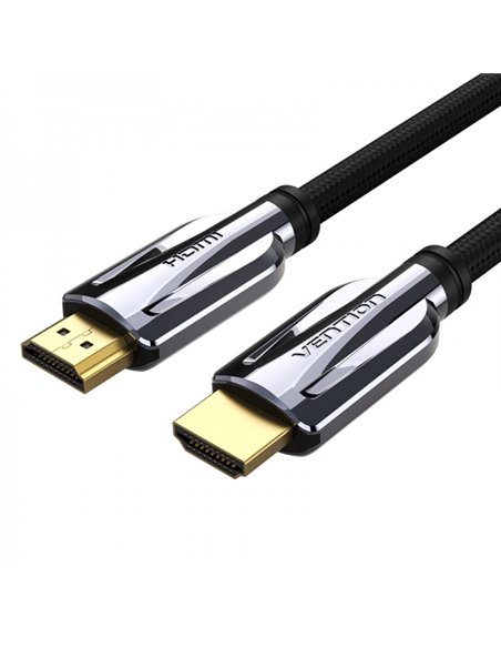 Vention Câble HDMI 2.1 Mâle à Mâle 8K - 1m - Chapado Oro - Couleur Noir