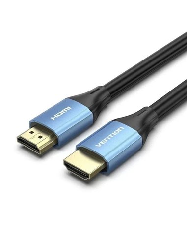 Vention Câble HDMI 2.0 - Résolution 4K - Longueur 15m - Conectores Chapados en Oro - Revestimiento en PVC - 30 AWG - Couleur Ble