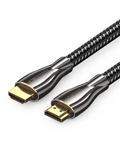 Vention Câble HDMI 2.0 - Résolution 4K - ARC - Longueur 3m - Conectores Chapados en Oro - Veste Trenzada de Coton et PVC - Coule