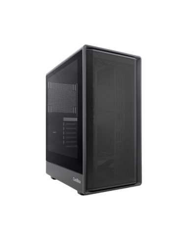 CoolBox Gaming GA700 Darkface Boîte Torre ATX - 1 x USB C 3.2 1 x USB À 3.2 1X USB À 2,0 1 x Audio + Micro - Couleur Noir