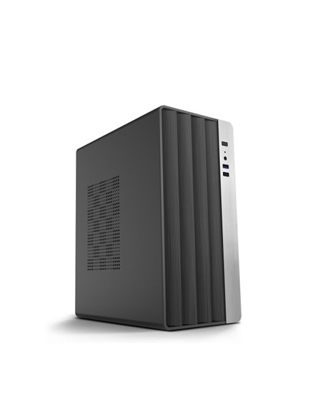 CoolBox M870 Boîte Torre MicroATX - 1 x USB C 3.1 1 x USB À 3.1 1 x Audio + Micro - Source 500W - Couleur Noir