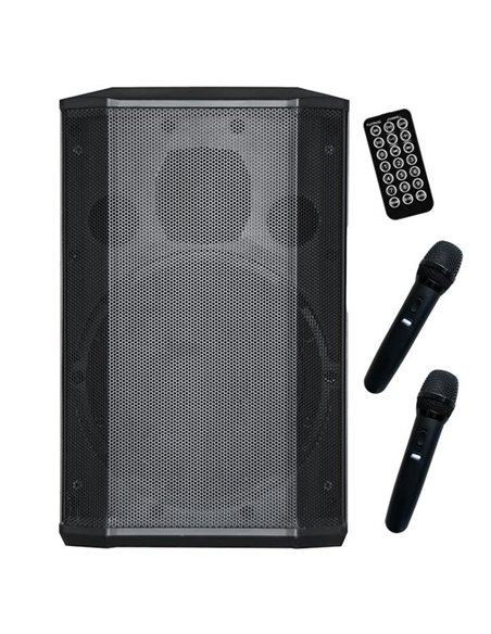 Coolsound Pro 600 Haut-parleur Autoamplificado Bluetooth 500W 8" 100W RMS Avec Batterie - True Wireless - USB, SD - 2 Microfonos