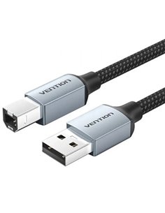 Vention Câble de Imprimante - Longueur 10m - USB-À - USB-B - Transfert Jusqu'à 480Mbps - Veste Trenzada de Coton et PVC - Acabad