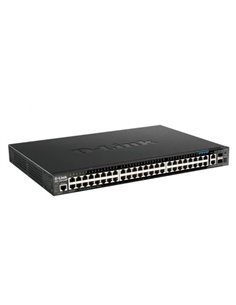 D-Link Switch Gestionado 44 Puertos Giga PoE + 4 Puertos 2.5G PoE + 2 Puertos 10G + 2 Puertos 10G SFP