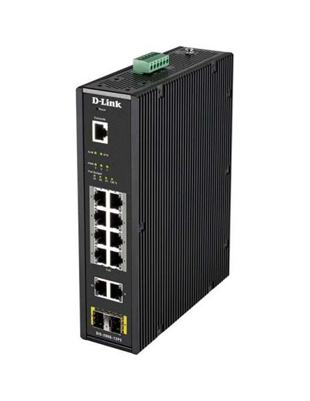 D-Link Switch Industriel 12 Puertos Gigabit + 2 SFP