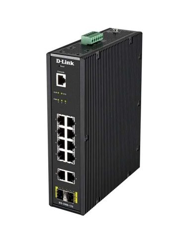 D-Link Switch Industriel 10 Puertos Gigabit + 2 SFP