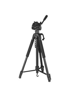 Hama Tripode Pour Appareil photo Avec Rosca 1/4" - Peso Max 5kg - Altura Jusqu'à 170cm - Support Pour Smartphone et Tablet - Man