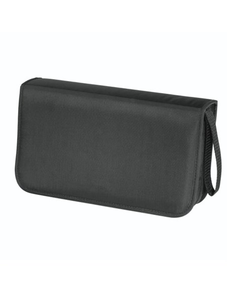 Hama Antistatic Archivador de Nylon Pour 80 CDs/DVDs - Fundas de Polyester - Protection contra Cargas Electrostaticas - 29.5x16.