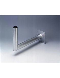 Hama Essential Support de Pared Pour Antena Parabolica - Aluminium - Séparation de 45cm - Diametro 4.8cm - Altura 25cm - Couleur
