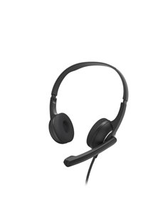 Hama Hs-P150 V2 Écouteurs Avec Microfono Omnidireccional - Câble 2m - Jack 3.5mm - Diadema Réglable - Almohadillas de Malla - Co