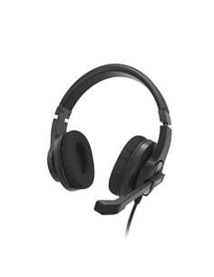 Hama Hs-P350 V2 Écouteurs Avec Microfono Omnidireccional - Câble 2m - Jack 3.5mm - Diadema Réglable - Almohadillas de Malla - Co