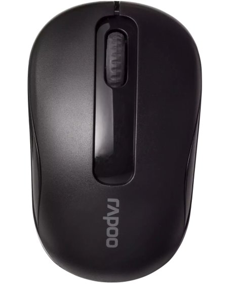 Rapoo M10 Plus Souris Inalambrico - 2.4GHz - 1200 DPI - Autonomie 12 Meses - Couleur Noir