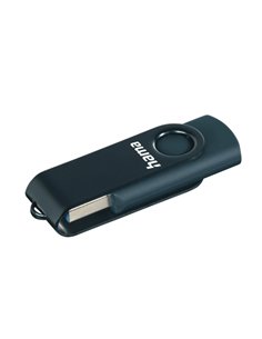 Hama Rotate Memoria Pendrive USB 3.0 - 256GB de Capacité - 90Mb/s de Transfert - Couvercle Giratoria - Couleur Bleu Foncé