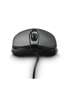 Hama Mc-200 Souris Optico 1000dpi - Câble 150cm - 3 Botones - Usage Ambidiestro - 6.4x3.7x11.4cm - Couleur Noir