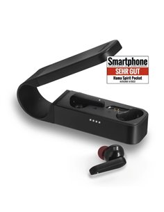 Hama Essential Écouteurs Avec Microfono Omnidireccional - Bluetooth - Autonomie jusqu'à 30h - Rango 10m - Asistente de Voz - Cha