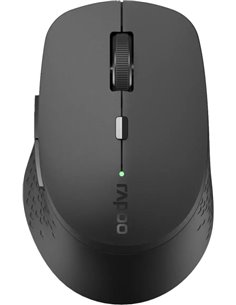 Rapoo M300 Silent Souris Inalambrico - Bluetooh et 2.4GHz - 1600 DPI - Autonomie 9 Meses - Couleur Noir