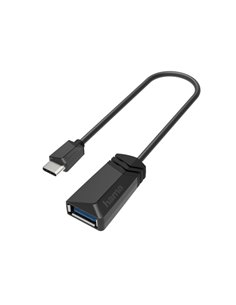 Hama Essential Adaptateur USB - USB-C Mâle - USB-À Mâle - 5 Gbit/s - Couleur Noir
