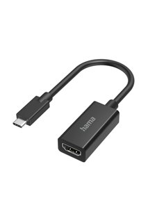 Hama Essential Adaptateur de Video - 4K - USB-C Mâle - HDMI Femelle - Couleur Noir