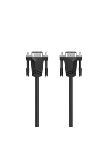 Hama Essential Câble VGA - Full HD - Câble 3m- Blindaje Double - 75 Ohm - Couleur Noir