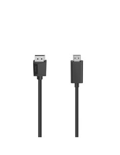 Hama Essential Câble Adaptateur DisplayPort à HDMI - Câble 1.5m - 4K - Couleur Noir