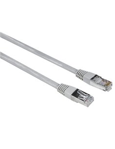 Hama Entry Câble de Réseau UTP RJ45 Cat-5e - Longueur 1.5m - Vitesse Jusqu'à 1Gbps - Blindado - Couleur Gris