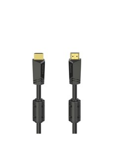 Hama Essential Câble HDMI 4K Mâle - Longueur 10m- Supporte ARC - Terminales Chapados en Oro - Ethernet - Vitesse Jusqu'à 18Gbps 